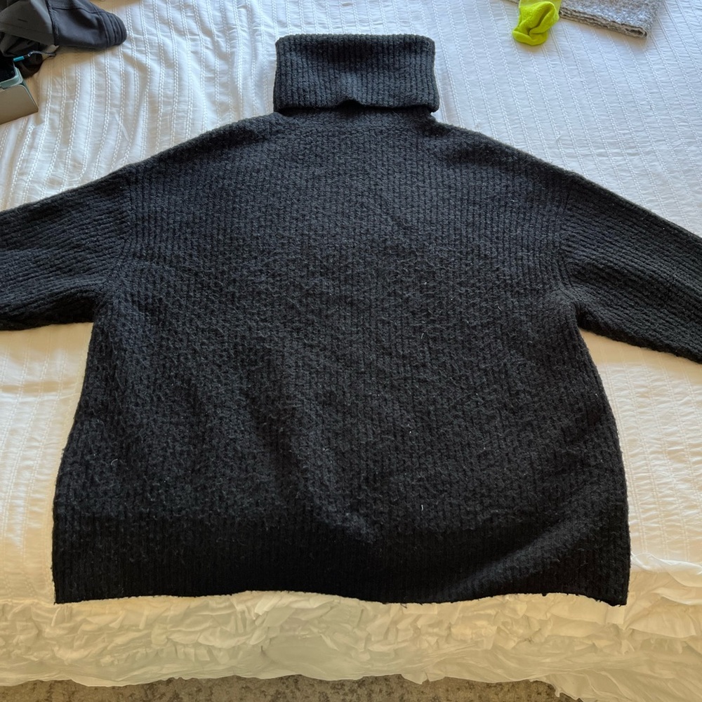 Zara Black turtleneck sweater